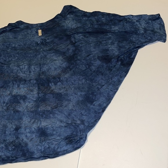 Gypsy 05 Blue Tie Dyed Cotton Boho Kimono - Women’s Size Large - Picture 5 of 8